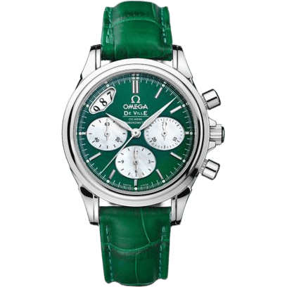 De Ville Co-Axial 35 Chronograph Stainless Steel / Green