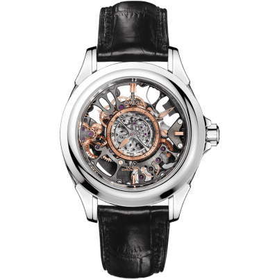 De Ville Tourbillon Co-Axial Platinum / Skeleton