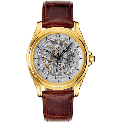 De Ville Co-Axial 37.5 Yellow Gold / Skeleton