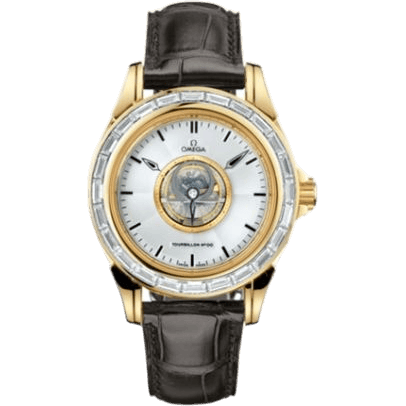 De Ville Tourbillon Yellow Gold / Baguette / Silver
