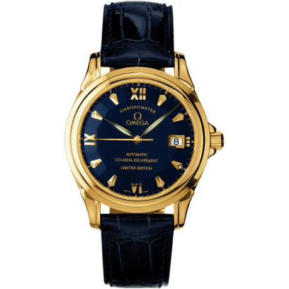 De Ville Co-Axial 37.5 Red Gold / Blue / LTD