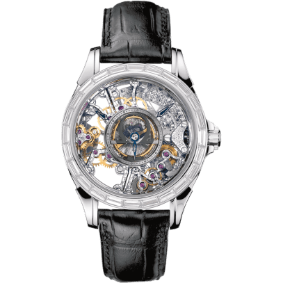 De Ville Tourbillon Platinum / Baguette / Skeleton