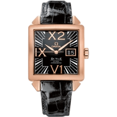 De Ville X2 Co-Axial 35 Big Date Red Gold / Black