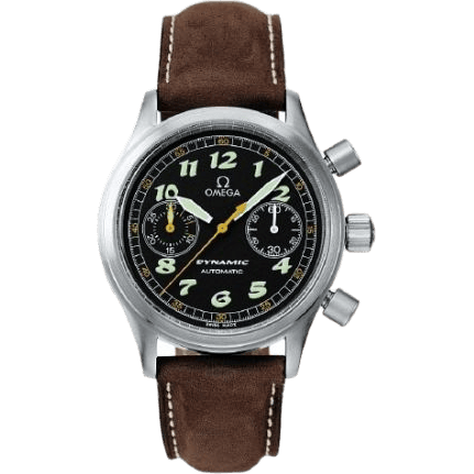 Dynamic III Chronograph Stainless Steel / Black / Brown Calf