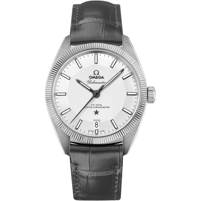 Globemaster Stainless Steel / Silver / Leather