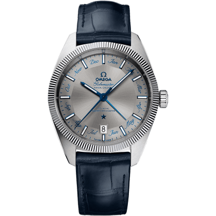 Globemaster Annual Calendar Stainless Steel / Silver