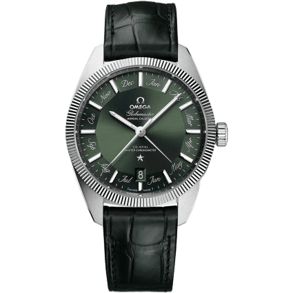 Globemaster Annual Calendar Stainless Steel / Green