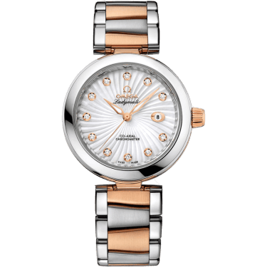 LadyMatic Co-Axial 34 Stainless Steel / Red Gold / MOP / Bracelet