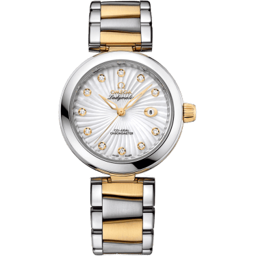 LadyMatic Co-Axial 34 Stainless Steel / Yellow Gold / MOP / Bracelet