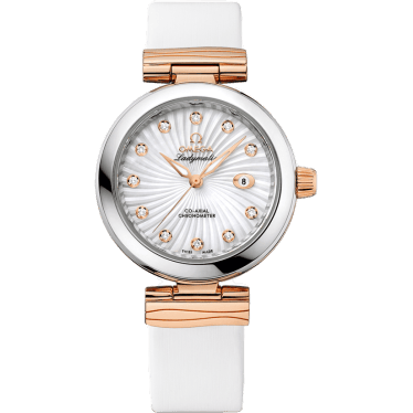 LadyMatic Co-Axial 34 Stainless Steel / Red Gold / MOP