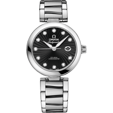 LadyMatic Co-Axial 34 Stainless Steel / Black / Bracelet
