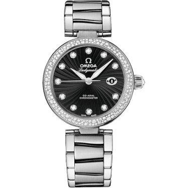 LadyMatic Co-Axial 34 Stainless Steel Diamond / Black / Bracelet