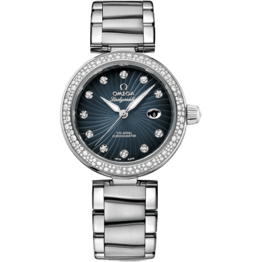 LadyMatic Co-Axial 34 Stainless Steel / Diamond / Grey / Bracelet