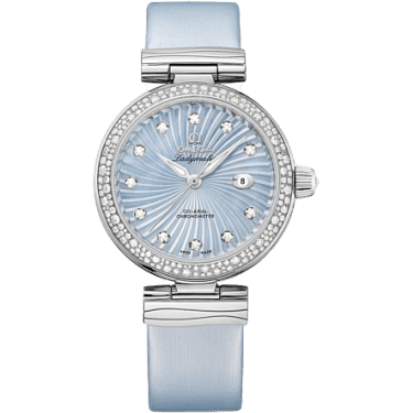 LadyMatic Co-Axial 34 Stainless Steel / Diamond / Blue MOP