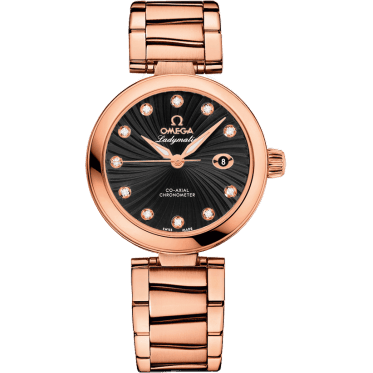 LadyMatic Co-Axial 34 Red Gold / Black / Bracelet