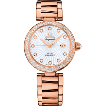 LadyMatic Co-Axial 34 Red Gold / Diamond / MOP / Bracelet
