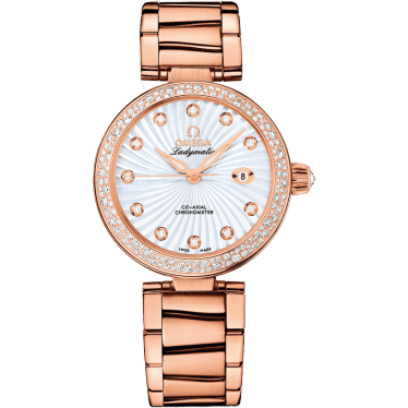 LadyMatic Co-Axial 34 Red Gold / Diamond / MOP/ Bracelet