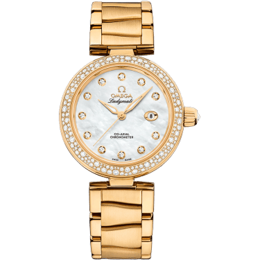 LadyMatic Co-Axial 34 Yellow Gold / Diamond / MOP / Bracelet