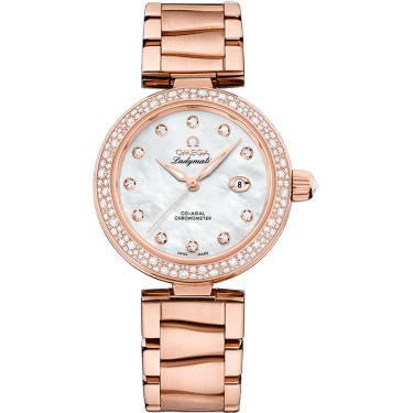 LadyMatic Co-Axial 34 Sedna Gold / Diamond / MOP / Bracelet