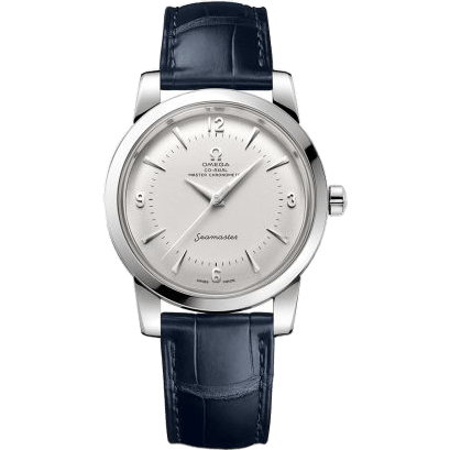 Seamaster 1948 Central Seconds Stainless Steel / Silver / Leather