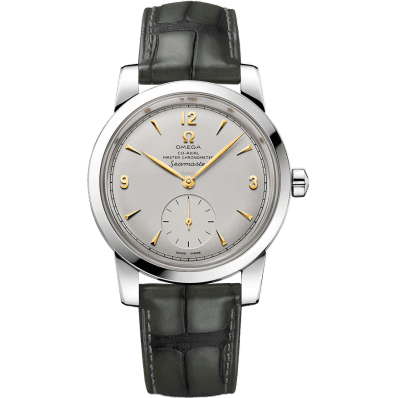 Seamaster 1948 Small Seconds Platinum / Silver / Alligator