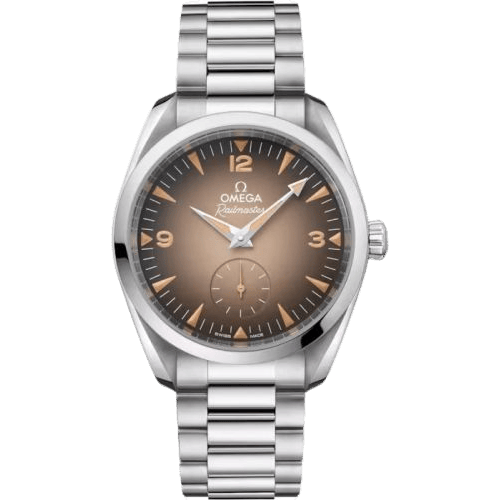 Railmaster Omega Co-Axial Master Chronometer Small Seconds 38 Stainless Steel / Beige Gradient / Bracelet