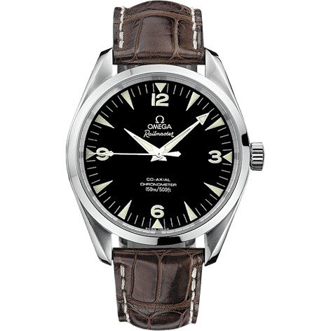 Seamaster Aqua Terra 150M Co-Axial 42.2 Railmaster / Brown Alligator