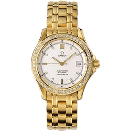 Seamaster 120M Automatic 36.25 Yellow Gold / Diamond / White