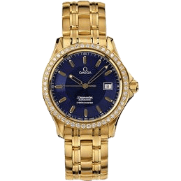 Seamaster 120M Automatic 36.25 Yellow Gold / Diamond / Blue