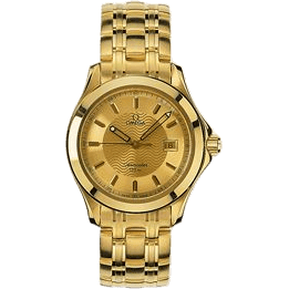 Seamaster 120M Quartz 36.25 Yellow Gold / Champagne