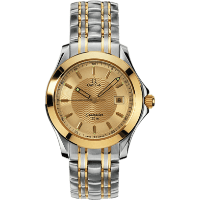 Seamaster 120M Quartz 41 Stainless Steel / Yellow Gold / Champagne / Bracelet
