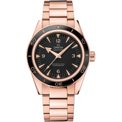 Seamaster 300 Master Co-Axial Sedna Gold / Black / Bracelet