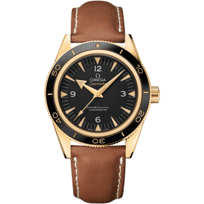 Seamaster 300 Master Co-Axial Yellow Gold / Black / Strap