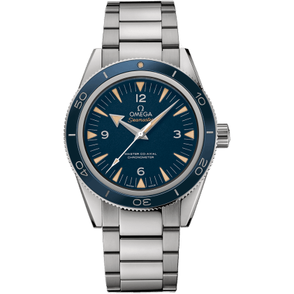 Seamaster 300 Master Co-Axial Titanium / Blue / Bracelet