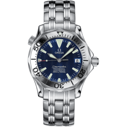 Seamaster Diver 300M Automatic 36.25 Stainless Steel / Electric Blue / Bracelet