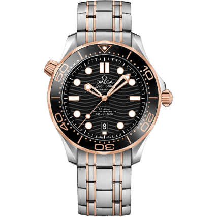 Seamaster Diver 300M Master Co-Axial 42 Stainless Steel / Sedna Gold / Black / Bracelet
