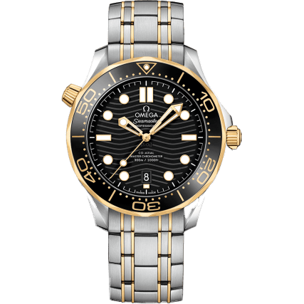 Seamaster Diver 300M Master Co-Axial 42 Stainless Steel / Yellow Gold / Black / Bracelet