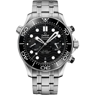 Seamaster Diver 300M Master Co-Axial 44 Chronograph Stainless Steel / Black / Bracelet