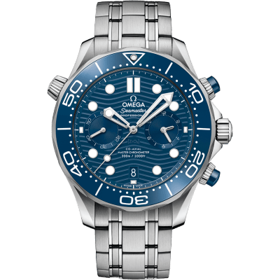 Seamaster Diver 300M Master Co-Axial 44 Chronograph Stainless Steel / Blue / Bracelet