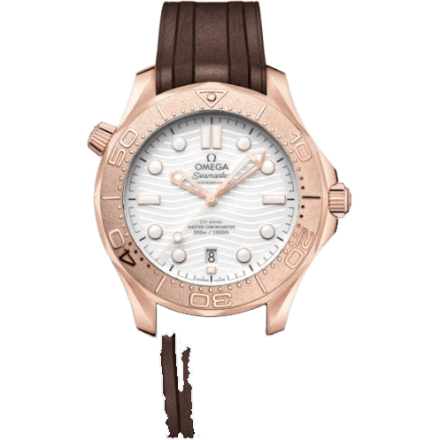 Seamaster Diver 300M Master Co-Axial 42 Sedna Gold / White / Rubber