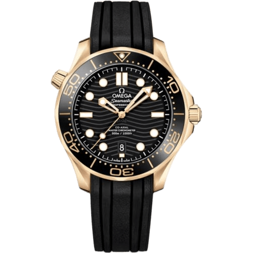 Seamaster Diver 300M Master Co-Axial 42 Moonshine Gold / Black / Rubber