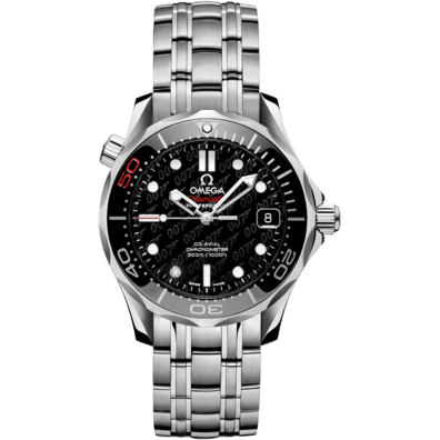 Seamaster Diver 300M Co-Axial 36.25 Stainless Steel / Black / Bracelet / James Bond 50th Anniversary