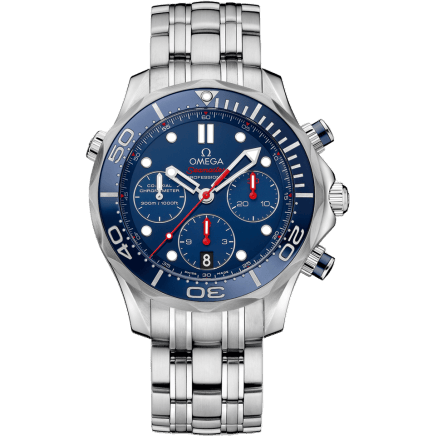 Seamaster Diver 300M Co-Axial 44 Chronograph Stainless Steel / Blue / Bracelet