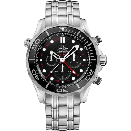 Seamaster Diver 300M Co-Axial 44 GMT Chronograph Stainless Steel / Black / Bracelet