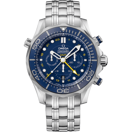 Seamaster Diver 300M Co-Axial 44 GMT Chronograph Stainless Steel / Blue / Bracelet