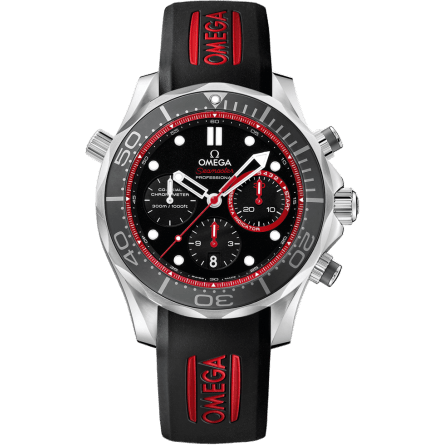 Seamaster Diver 300M Co-Axial 44 Regatta Chronograph Stainless Steel / Black / Rubber / ETNZ
