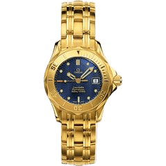 Seamaster Diver 300M Quartz 28 Yellow Gold / Blue / Bracelet