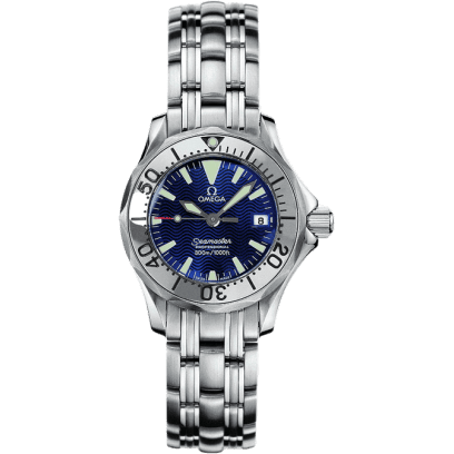 Seamaster Diver 300M Quartz 28 Stainless Steel / Electric Blue / Bracelet