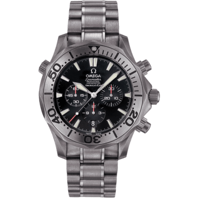 Seamaster Diver 300M Automatic 41.5 Chronograph Titanium / Black / Bracelet / America’s Cup