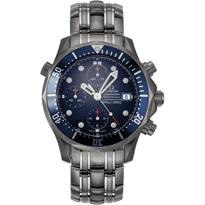 Seamaster Diver 300M Automatic 41.5 Chronograph Titanium / Blue / Bracelet
